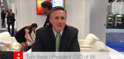 Tom Beck, CEO de BE, en NAB Show 2016