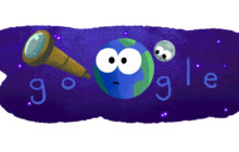 Dedican Doodle al hallazgo de los 7 planetas similares a la Tierra