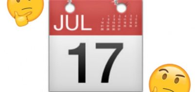 Esta es la razón por la que el emoji de calendario marca el día 17