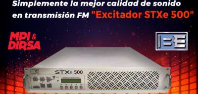 Excitador FM “STXe 500” de Broadcast Electronics