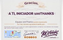 App ‘100thanks’ promueve la gratitud como un movimiento mundial