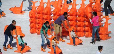 La Glorieta de los Insurgentes tendrá pista de hielo