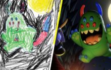 Artistas del mundo están recreando dibujos de niños… ¡y es hermoso!