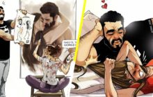 Este artista israelí plasma la relación con su esposa a través de comics ¡y somos fans!