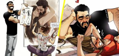 Este artista israelí plasma la relación con su esposa a través de comics ¡y somos fans!