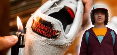 Nike crea tenis de ‘Stranger Things’; debes quemarlos para revelar su diseño