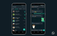 Modo oscuro de #WhatsApp ya está disponible para tu celular.