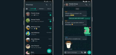 Modo oscuro de #WhatsApp ya está disponible para tu celular.