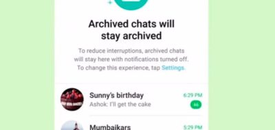 WhatsApp ya deja mantener en silencio los chats archivados
